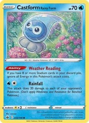 Castform Rainy Form 033/198 Chilling Reign Common