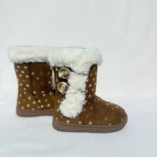 New With Box Toddler Girls JUMPING BEANS Heart Boots Size 8T Kids Boots