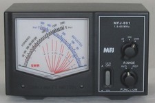 MFJ-891 X SWR/WATTMETER 1.6-60 MHz 2 KW CROSS NEEDLE POWER / SWR 1OF 2