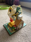 Vintage Fisher Price Little People Music Box Ferris Wheel #969 Works