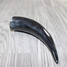 1 Small Polished Cow Horn #4164 Natural Colored
