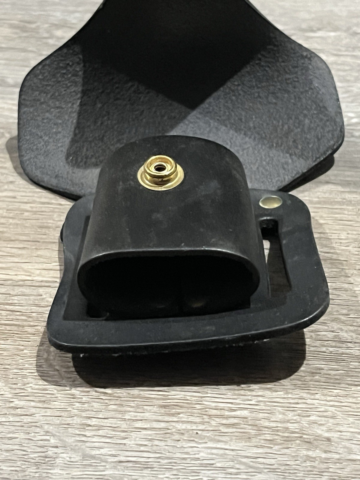 Ettore Single Leather Squeegee Holster for Window Cleaning Washing