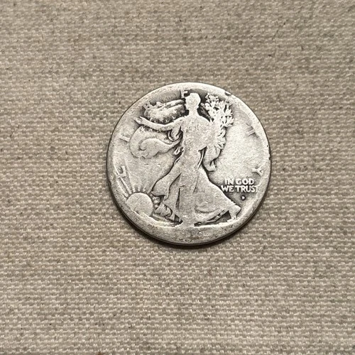 1916 D Liberty Walking Half Dollar Good