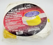Erickson 59802 Recovery Strap Looped Ends 6" X 30 Ft 27,500 Max Vehicle Weight