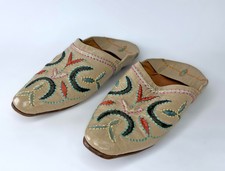 Scarpe Tradizionali Tunisine vintage anni '50 tg 36/37 Babbucce/Babouche