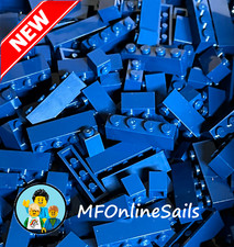 Genuine LEGO Dark Blue 1x1 1x2 1x4 BRICKS MIX 3005 3004 3010 100pcs