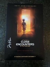 * JOE ALVES * signed 12x18 poster * CLOSE ENCOUNTERS OF THE THIRD KIND * COA * 1