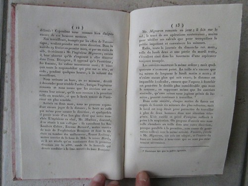 Catastrophe exploitation MINES DE HOUILLE de BEAUJONC, LIEGE, 28 février 1812. - Picture 5 of 20
