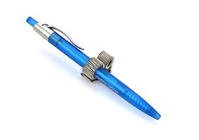 Expandable Double Pen Pencil Holder - Spring-Type Holder with Clip