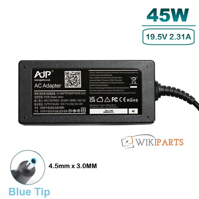 Laptop Adapter Ladegerät für HP Pavilion BLUE PIN DC 19,5V 2,31A 45W Netzteil