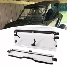 Hard Coated Windshield 2-IN-1 Flip Scratch Resistant For 2019+ Honda Talon 1000