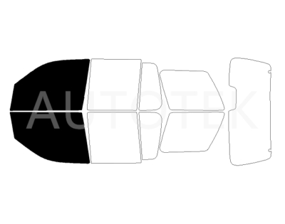 Pre-Cut Window Tint Film For Ford Explorer 2011-2019 - Front Two Door Windows, Any Shade % 1 thumbnail image