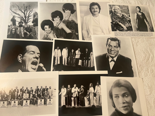 Large lot Vintage 25 + Country Music Rock Pop Musician Band 8x10 Photographs