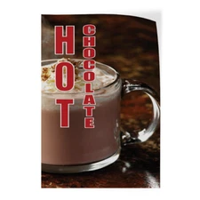 Door Decals Vertical Vinyl Stickers Multiple Sizes Hot Chocolate Food and Drink