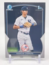 Marcos Cabrera 2023 1st Bowman Chrome Prospects #BCP-46 New York Yankees