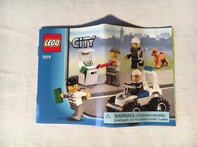 LEGO CITY POLICE MINIFIGURE COLLECTION, (7279), RETIRED PRODUCT, RARE, 100% 