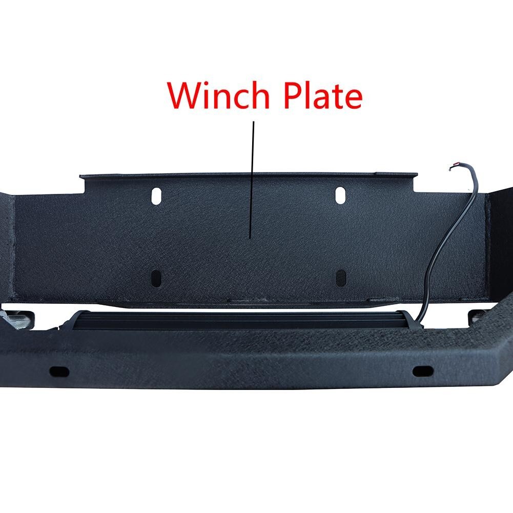 Vijay New Front Bumper W/Winch Plate+LED lights For 1997-2006 Jeep Wrangler TJ Vijay New Front Bumper W/Winch Plate+LED lights For 1997-2006 Jeep Wrangler TJ