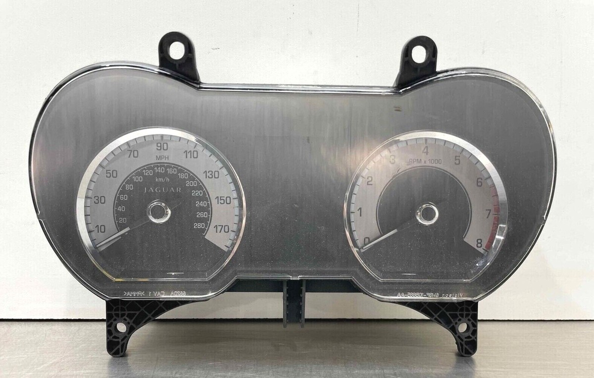 2009 JAGUAR XF SPEEDOMETER INSTRUMENT GAUGE CLUSTER MPH 77K 2009 JAGUAR XF SPEEDOMETER INSTRUMENT GAUGE CLUSTER MPH 77K