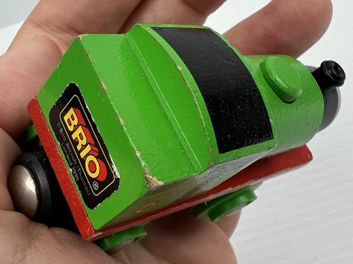 Brio Wooden Train #6 Percy Vintage Britt Allcroft Thomas & Friends Limited 1996 - Picture 9 of 9