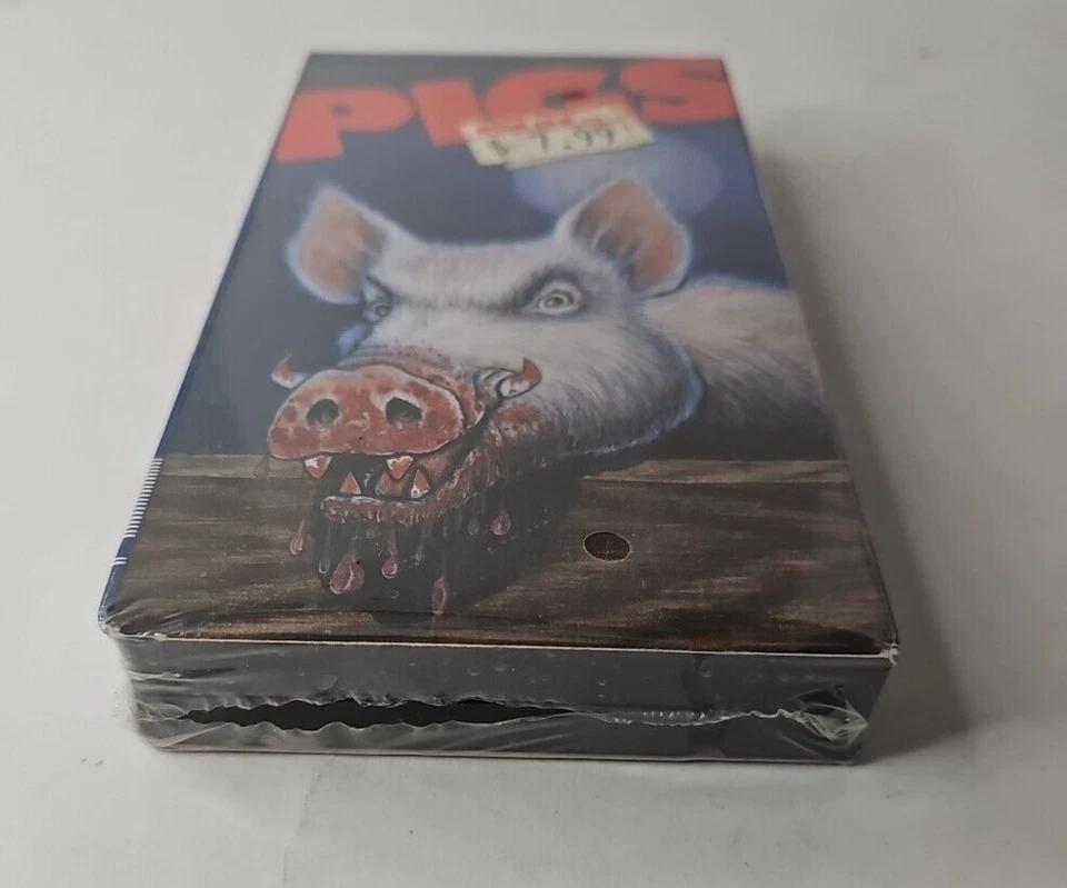 Pigs Cult Classic Horror Movie VHS Tape Simitar 1973 #6096 New VTG - Image 2 of 4