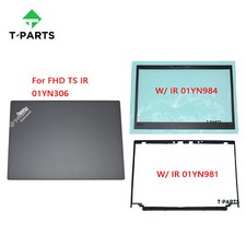 New 01YT306 for Lenovo ThinkPad T480S LCD Back Cover FHD TS IR Bezel Sheet Frame