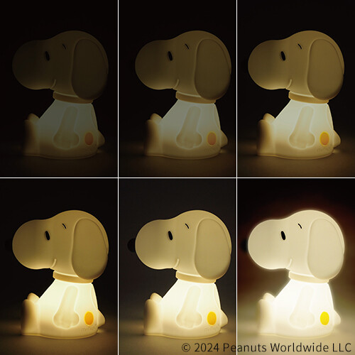 PEANUTS Snoopy FIRST LIGHT LED Tabletop Room Light Rechargeable