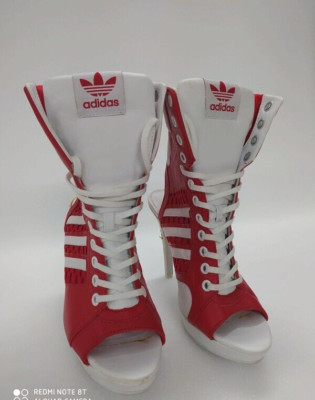 Rare Adidas x Jeremy Scott 2014 Spring/Summer Lace Up High-Heels Sneakers  Sz US7 | eBay