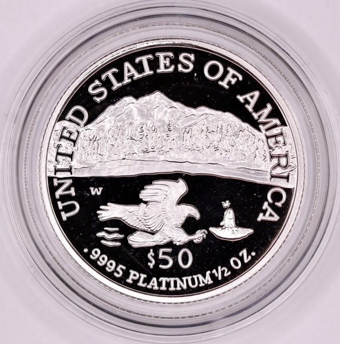 2002-W $50 1/2 oz American Platinum Eagle Proof With OGP - Picture 3 of 3