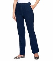Denim & Co how Timeless Petite Stretch Boot Cut Pants W Side Pockets Indigo Xs Denim & Co how Timeless Petite Stretch Boot Cut Pants W Side Pockets Indigo Xs