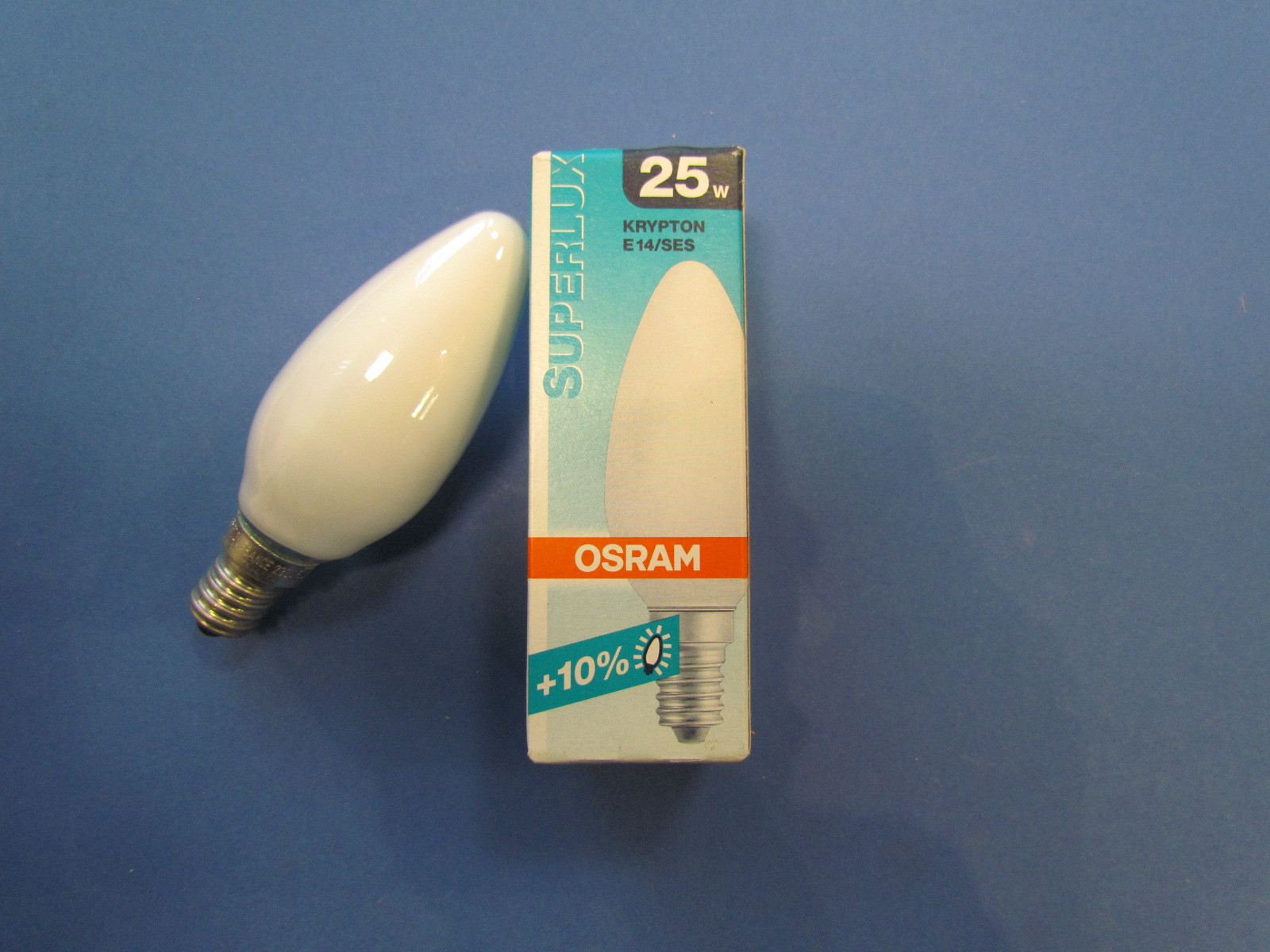 Osram Bulb Superlux Softone White Opal 25W E14 Krypton Candle Lamp