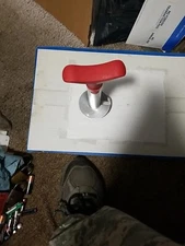 'Crofton'-- Pineapple Slicer Peels Cores Slices RED Handle Stainless Steel Blade