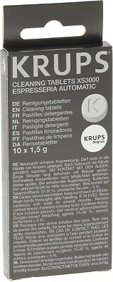 KRUPS XS3000 CLEANING TABLETS FOR KRUPS AUTOMATIC COFFEE MACHINES