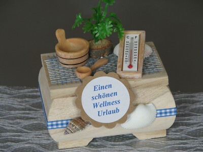 Geldgeschenk Geschenkbox Wellness Kiste Geburtstag Urlaub Hochzeit 