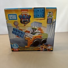 Image of Mega Bloks  Paw Patrol Rocky's City Recycling truck     Mattel