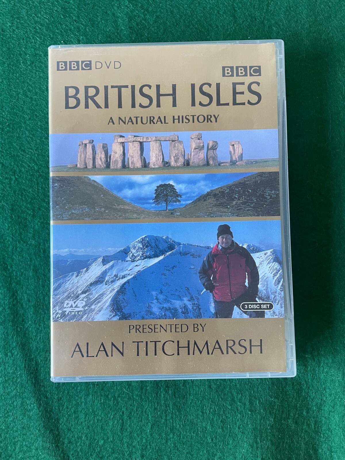 BBC DVD BRITISH ISLES A NATURAL HISTORY BY ALAN TITCHMARSH 3 DISC SET