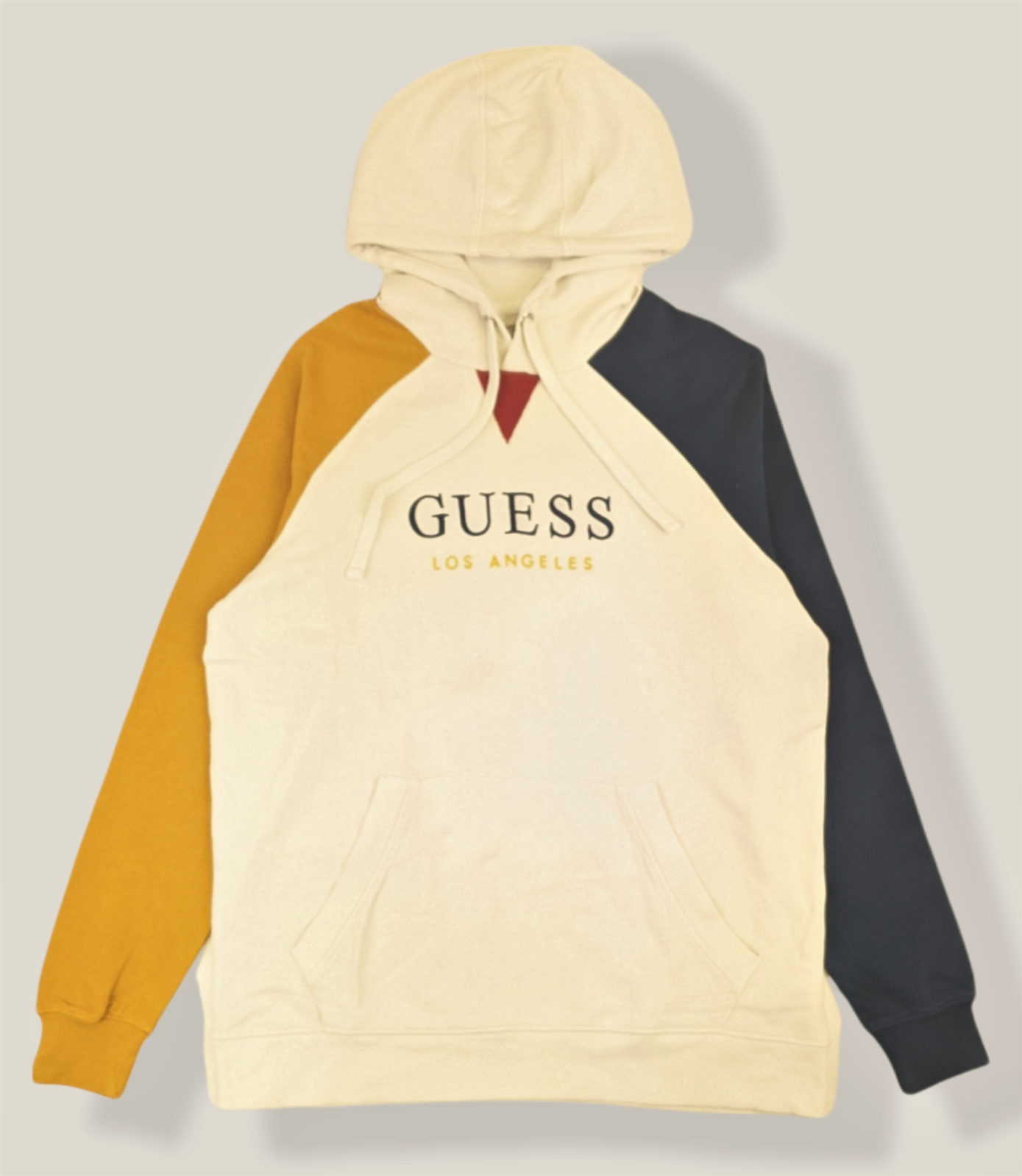 GUESS COLOUR BLOCK PULLOVER HOODIE | eBay