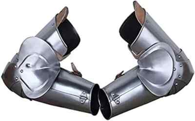 Medieval Knight Full Arm Armor Rerebrace, Vambrace and Elbow Cops