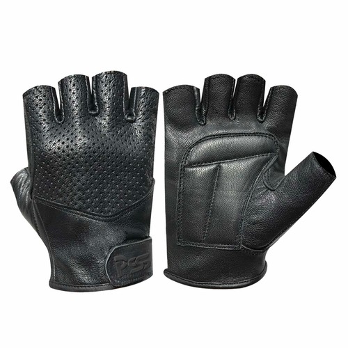 Nuevo Estilo Retro Calidad Cuero Suave Guantes de Conducir Sin Dedos Moda - Imagen 26 de 58