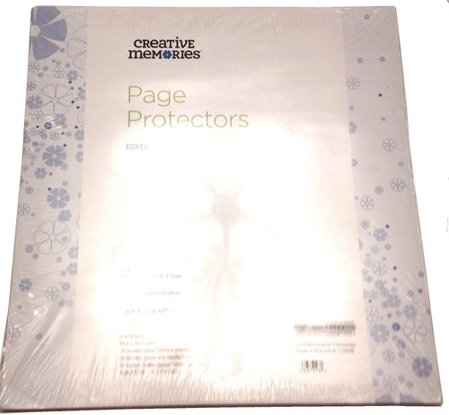 Creative Memories 12x12 True Page Protectors 15 + 1 sheets NIP 12" x 12"