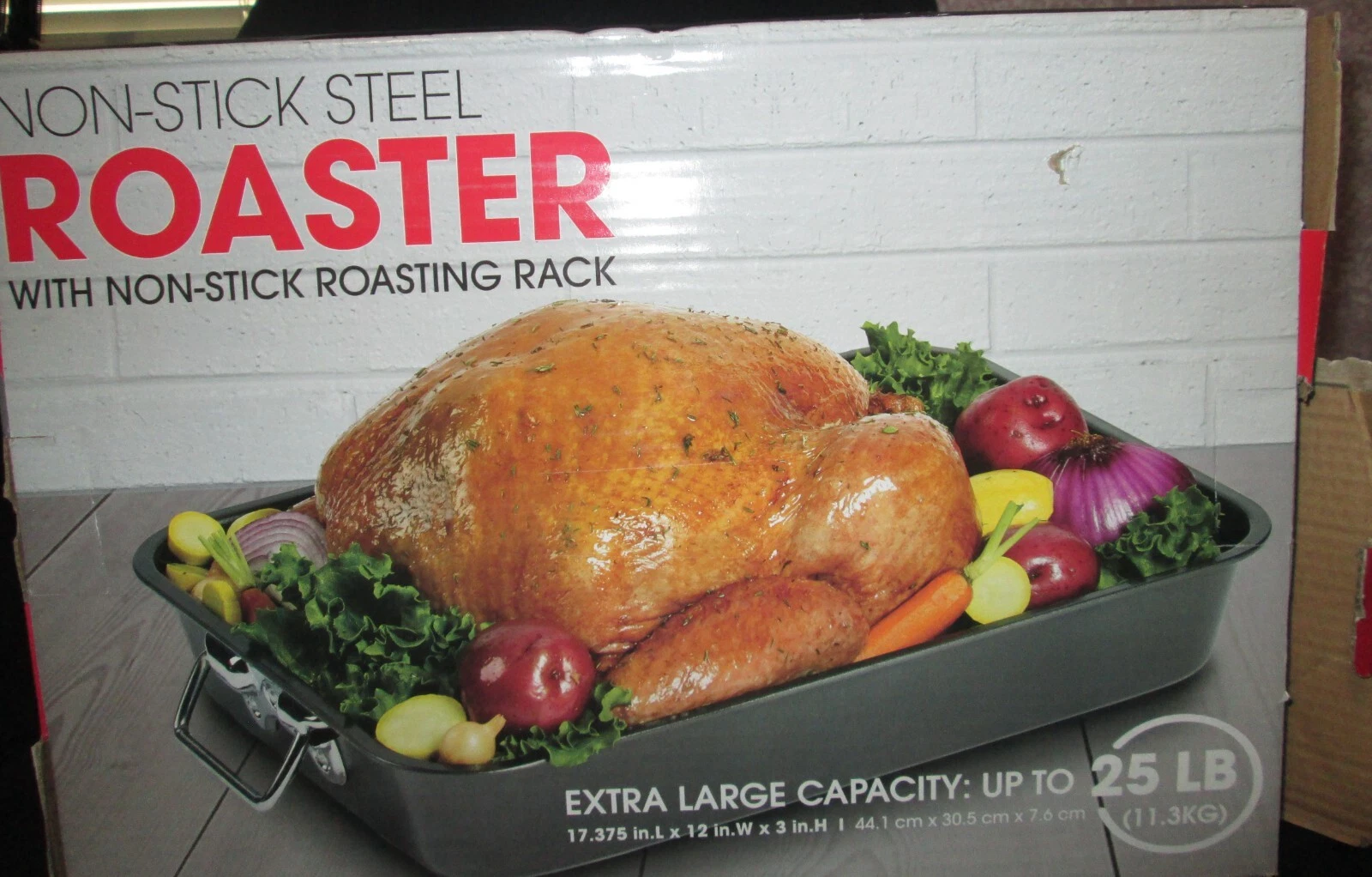 Non-Stick Steel Roaster With Non-Stick Roasting Rack
Opens in a new window or tab