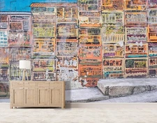 3D Building Pattern 124 Wallpaper Mural Paper Wall Print Indoor Murals CA Sinsin