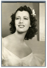 Lily Pons, Naturalized American French Soprano Singer Vintage Silver p