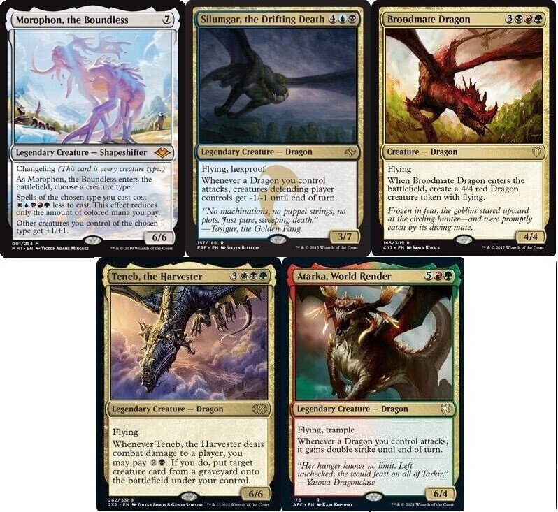 Custom Commander Deck Morophon, the Boundless - Tribal - EDH MTG 100 Cards NM