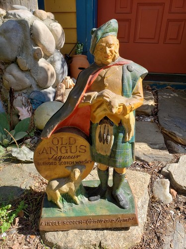 *RARE* Old Angus Liqueur Whisky , 25" Bar Room Display ( Original Large Version)