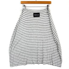 MILK SNOB Car Seat Cover Nursing Baby Blanket Stretchy White Gray Stripe