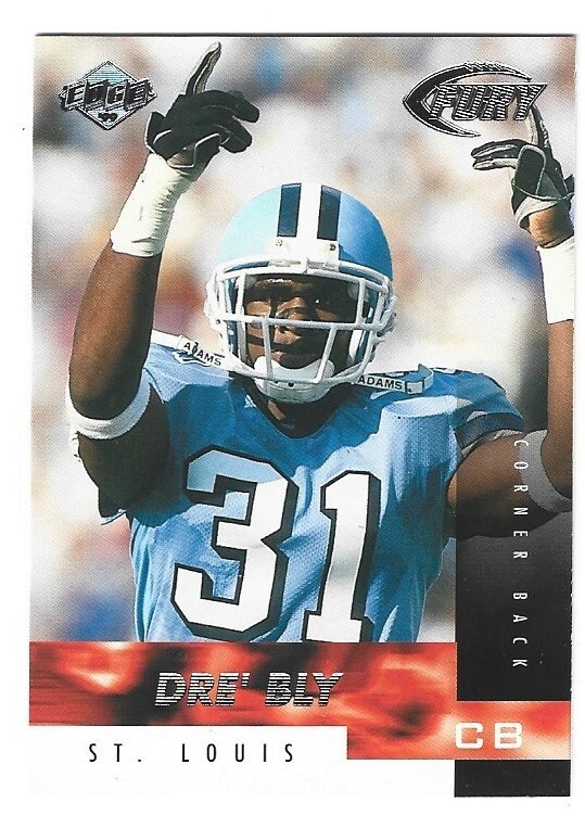 1999 Collectors Edge Fury Football Dre' Bly #155 NRMT