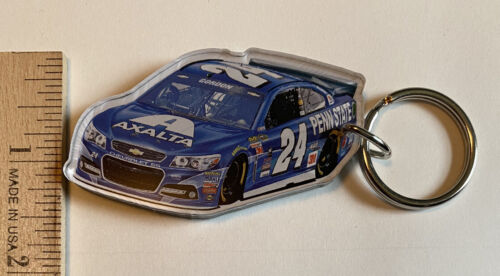Jeff Gordon Penn State Axalta 2015 acrylic key ring with mirror back - Picture 4 of 4