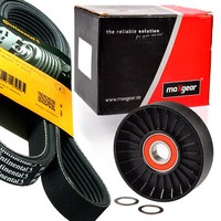 Contitech 6PK2390 Keilrippenriemen + Rolle FüR Chrysler Crossfire Mercedes W463