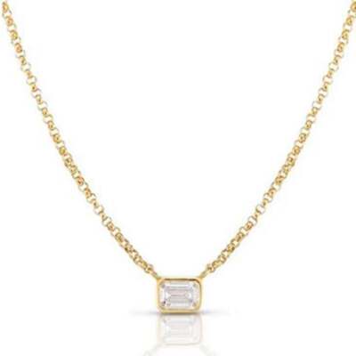 Fossil Collier Pour Femmes Val, Longueur : 510mm + 50mm, Largeur : 23mm Collier En Acier Inoxydable Doré, JF03800710