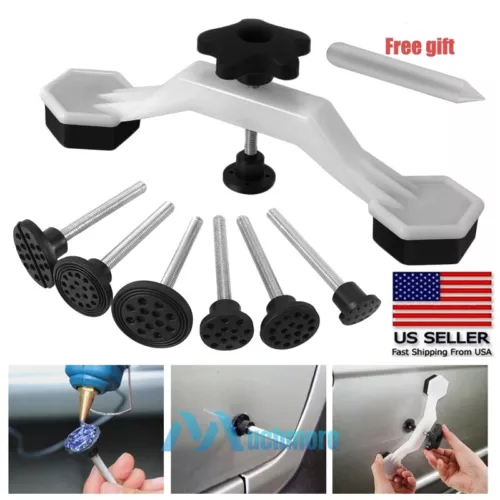 Car Paintless Dent Puller Bridge Tool Lifter Auto Body Repair Hail Removal Kit
